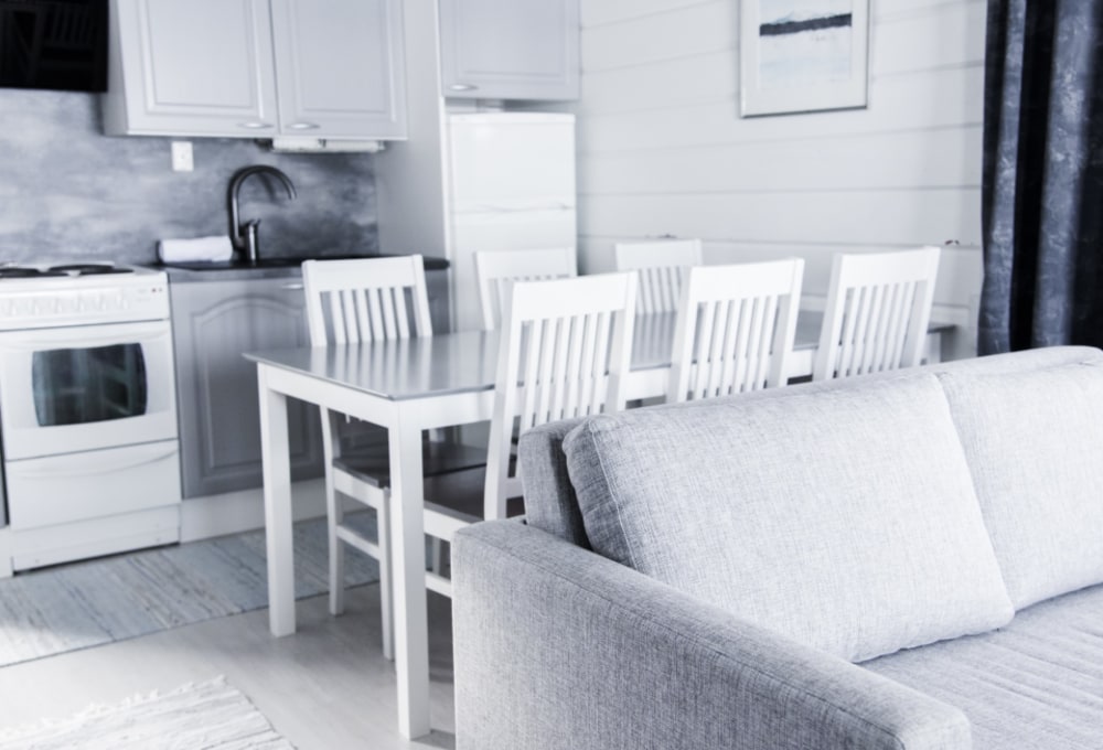 Holiday Village Shoreline Cabin Wohnbereich